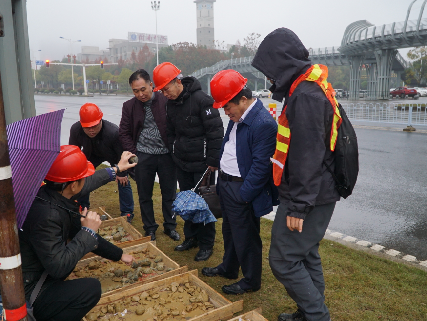 院領(lǐng)導(dǎo)赴長(zhǎng)沙市軌道交通1號(hào)線(xiàn)北延一期詳勘項(xiàng)目檢查指導(dǎo)工作